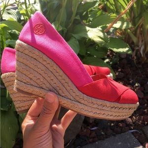 Tory Burch wedge espadrilles